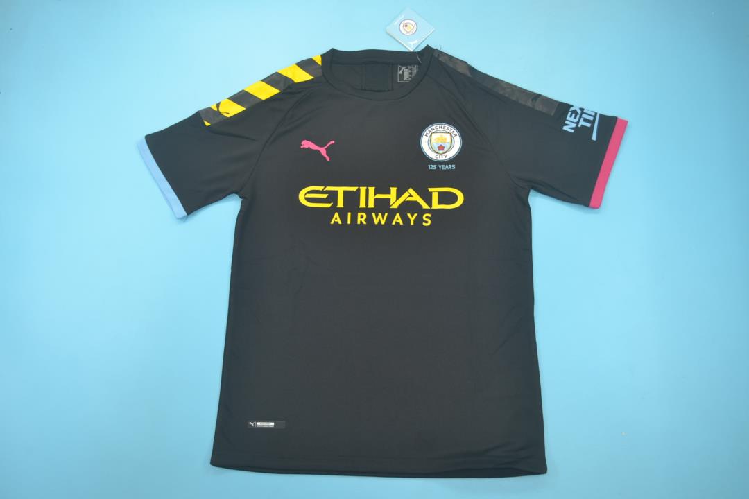 AAA Quality Manchester City 19/20 Third Black Soccer Jersey